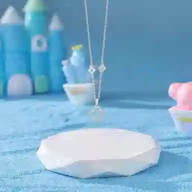 【纯银999】 赛菲尔 四叶草 小众设计经典百搭学生日常简约高级感精致轻奢转运约会通勤温柔气质可调节 足银 项链 女款
