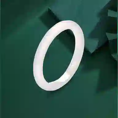 赛菲尔 香槟白月光荔枝冻冰年轻款 新中式国潮经典传承高级感设计 正圈平安镯 新中式国潮古风浅香槟 玉髓 手镯 女款