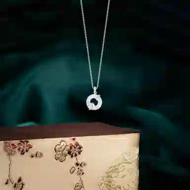 【纯银999 | 三生有杏】 赛菲尔 小众设计经典百搭学生日常高级感简约精致轻奢极简通勤约会温柔气质可调节锁骨链 足银 项链 女款