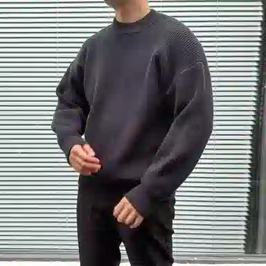 ANYWEARLAB 3D Cut Knit Crewneck