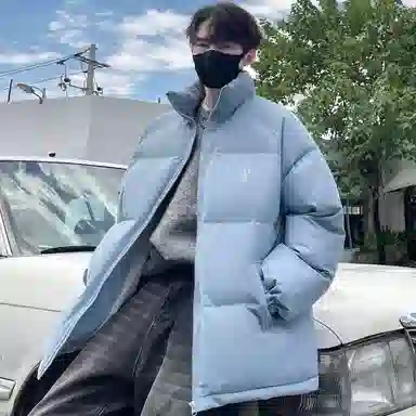 FUERZA Basic Logo Puffer Jacket