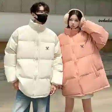 FUERZA Basic Logo Puffer Jacket