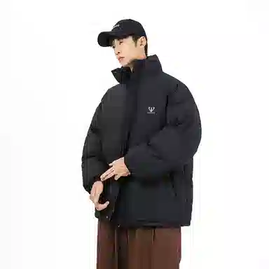 FUERZA Basic Logo Puffer Jacket