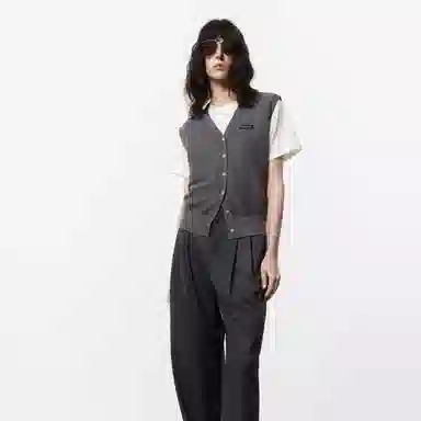 MOCO Pleated Casual Pants Deep Gray