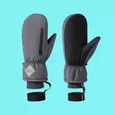 南极人 加绒厚棉保暖防泼水触屏单板连指闷子户外骑行防风防寒 加厚 滑雪手套 男款