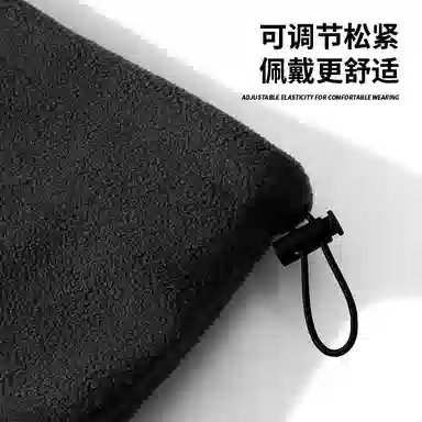 南极人 冬季加绒骑行防寒德绒保暖脖套护颈户外骑车登山滑雪面罩防风护耳 加厚 帽子 男款