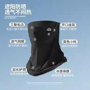 南极人 遮阳帽子夏季钓鱼登山徒步户外速干透气太阳帽防晒面罩套装遮全脸口罩防紫外线护颈脖套挂耳面巾冰丝 轻薄款 渔夫帽 男款