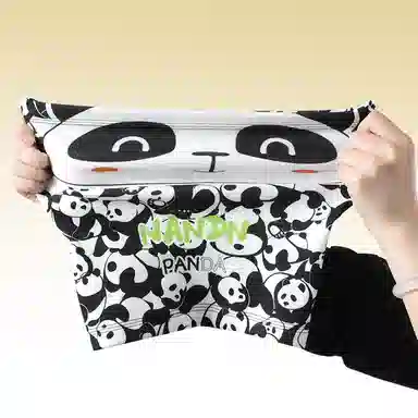 南极人 保暖护颈防风护耳帽卡通面罩户外防寒包头两件套 薄绒 帽子 儿童款