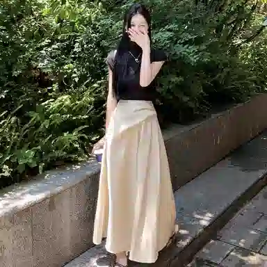 桴生 多风格融合的短袖上衣与半身裙夏季时尚穿搭裙装套装 女款