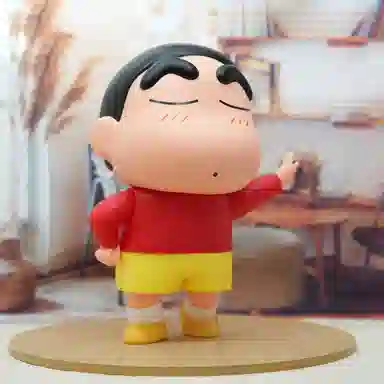 简动文创 蜡笔小新大娃大号公仔 比例手办