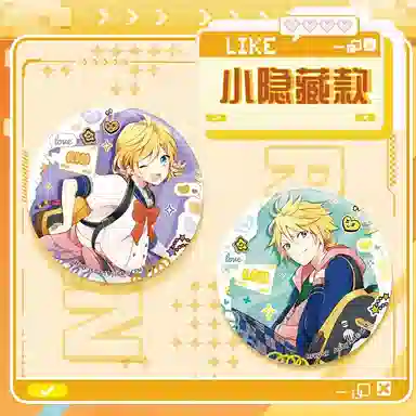 卡游 初音未来 轻松日常徽章系列吧唧 徽章