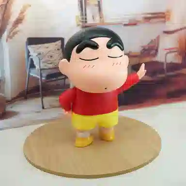 简动文创 蜡笔小新大娃大号公仔 比例手办