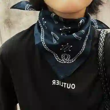 滚烫时光 牛仔靴 棉 头巾 男女同款情侣款