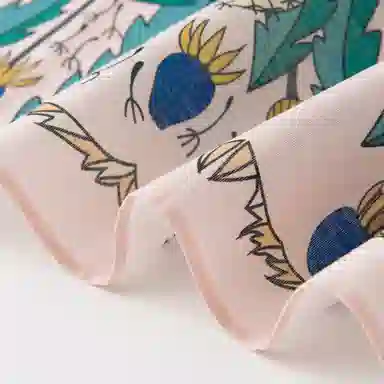 滚烫时光 蒲公英 棉 头巾领巾 男女同款情侣款