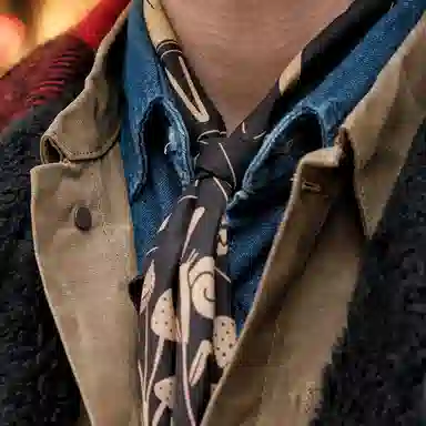 滚烫时光 纯棉美式复古西部风格方巾 头巾 男女同款情侣款