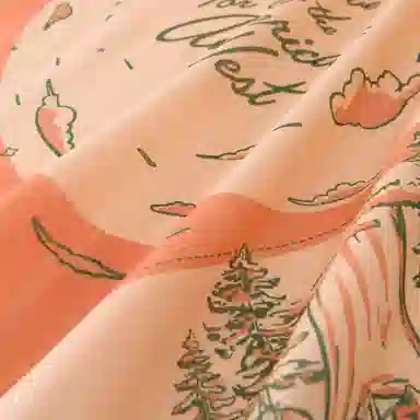 滚烫时光 西部吟风 棉 头巾方巾领巾 男女同款情侣款