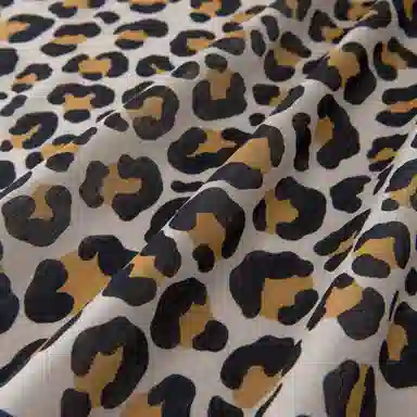 滚烫时光 豹影随行 棉 方巾领巾头巾 男女同款情侣款