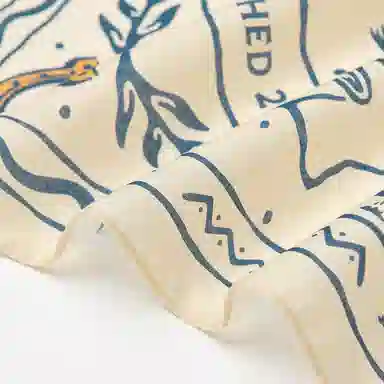 Rolling Time West Wild Vintage Scarf