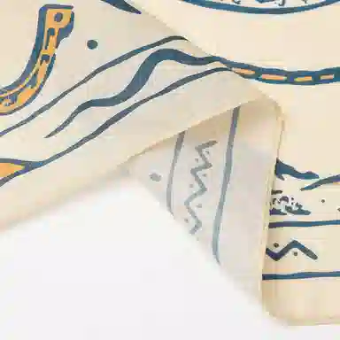 Rolling Time West Wild Vintage Scarf