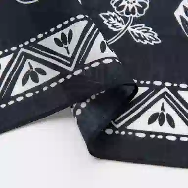 滚烫时光 彩绘方巾领巾发带 棉 头巾 男女同款情侣款