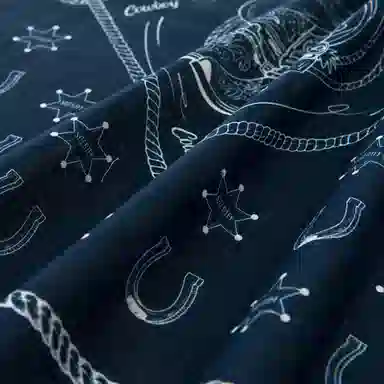 滚烫时光 牛仔靴 棉 头巾 男女同款情侣款