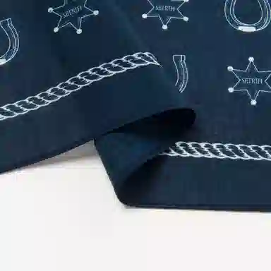 滚烫时光 牛仔靴 棉 头巾 男女同款情侣款