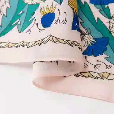 滚烫时光 蒲公英 棉 头巾领巾 男女同款情侣款