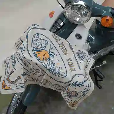 Rolling Time West Wild Vintage Scarf