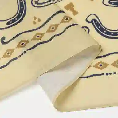 滚烫时光 纯棉牛仔女郎印花美式复古 方巾 头巾 男女同款情侣款