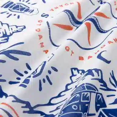 滚烫时光 旷野露营 棉 头巾 男女同款情侣款