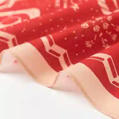 滚烫时光 纯棉西部牛仔风格沙漠印花方巾 头巾 男女同款情侣款