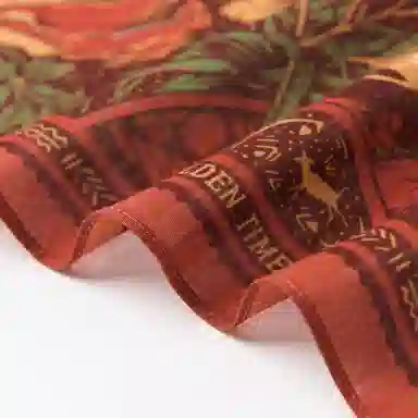 Hot Time Vintage Leopard Print Scarf