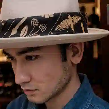 滚烫时光 纯棉美式复古西部风格方巾 头巾 男女同款情侣款