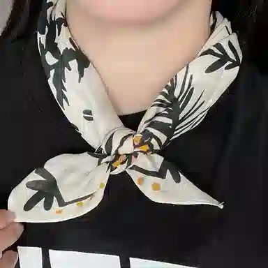 滚烫时光 纯棉牛仔女郎印花美式复古街舞方巾 头巾 男女同款情侣款