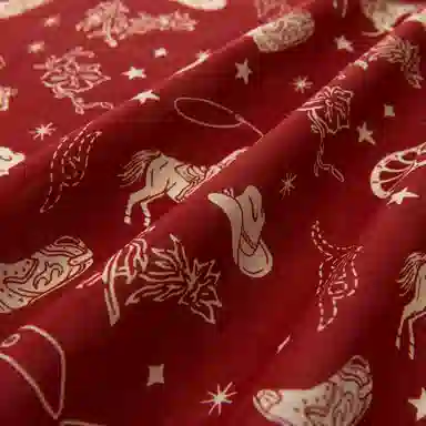 滚烫时光 牛仔元素 棉 头巾 男女同款情侣款