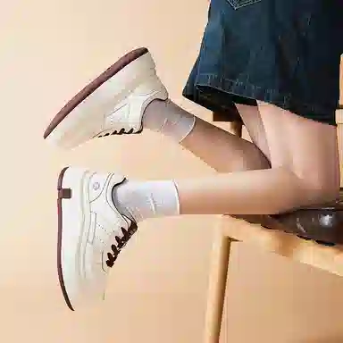公猴 运动韩版 轻便增高 低帮 生活休闲鞋 女款