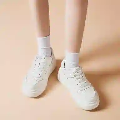 公猴 运动韩版 轻便增高 低帮 生活休闲鞋 女款