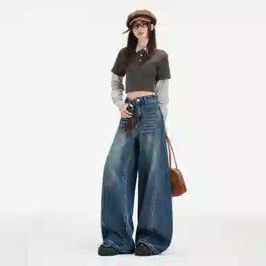 拾籍 舒适时尚简约牛仔裤 女款