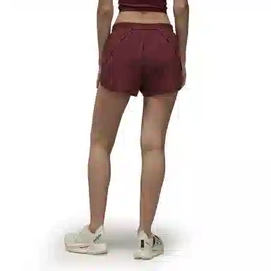 Y-3 Run Shorts Burgundy