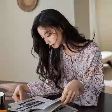 歌倩雅 时尚休闲简约家居服睡衣礼盒 女款 紫色