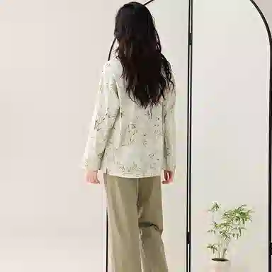 歌倩雅 带胸垫套头舒适可外穿家居服睡衣礼盒 女款 图色