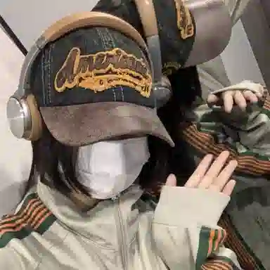 通勤必备神器 尚先生 美式复古牛仔拼接水洗做旧刺绣大头围显脸小遮阳帽 棉 聚酯纤维 鸭舌帽 男女同款情侣款