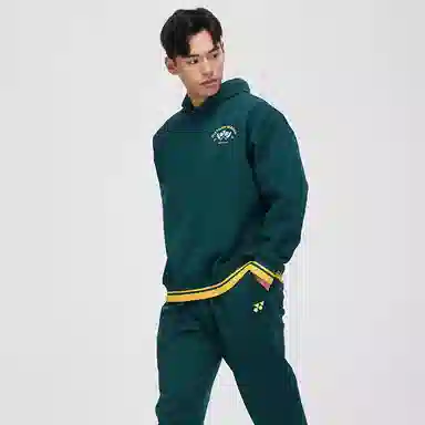 YONEX Training Series Pullover Deep Green/Ivory