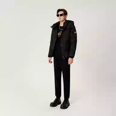 Mangano Classic Logo Hoodie Down Jacket