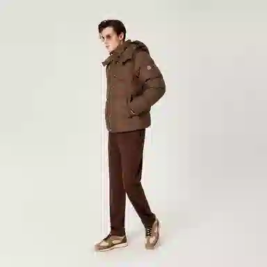 Mangano Classic Logo Hoodie Down Jacket