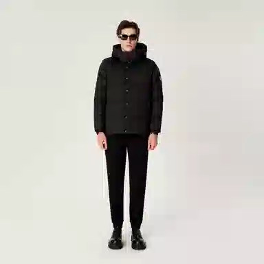 Mangano Classic Logo Hoodie Down Jacket