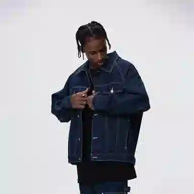 UNTILWERICH Vintage Denim Jacket Navy