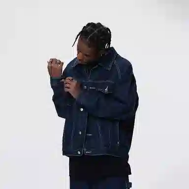 UNTILWERICH Vintage Denim Jacket Navy