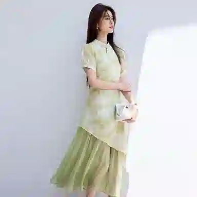 VICTORIA&VERA Vintage Qipao Dress