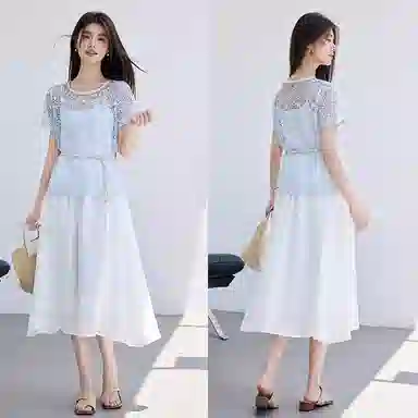 VICTORIA&VERA Lace Sleeve Set